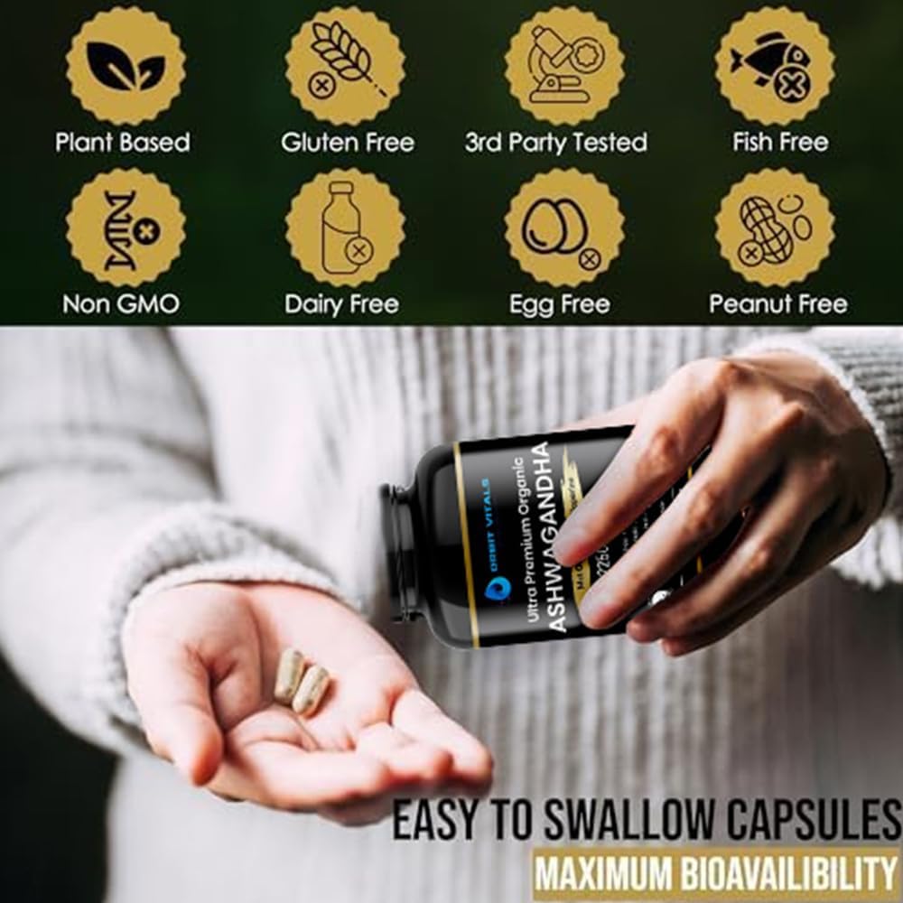 Premium Organic Ashwagandha Capsules™