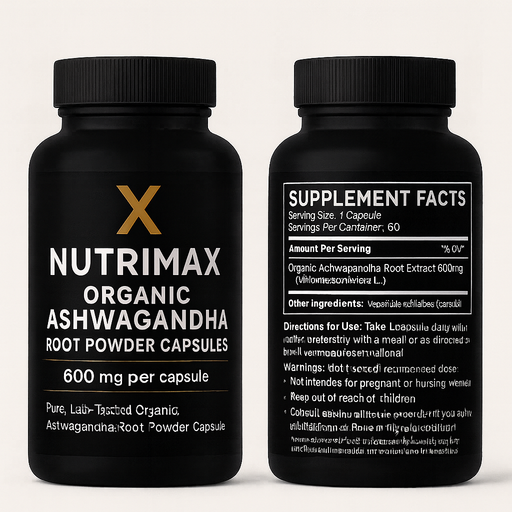 Premium Organic Ashwagandha Capsules™